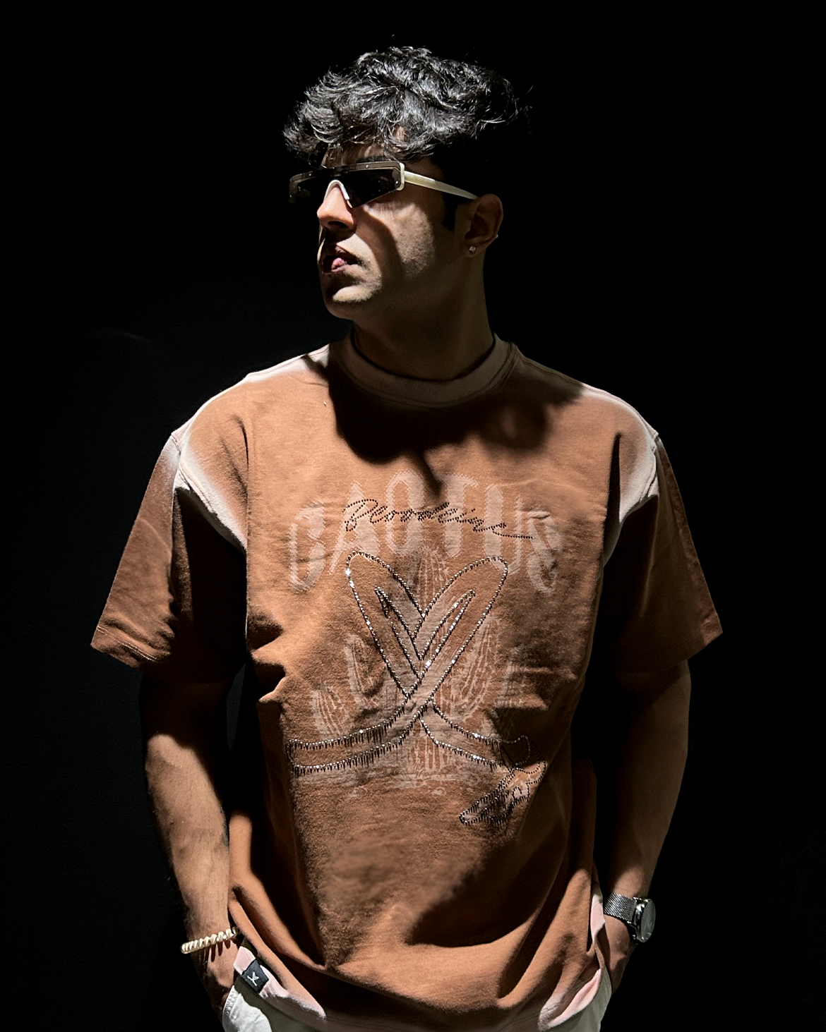 CACTUS BLOODLINE TEE - CHOCOLATE