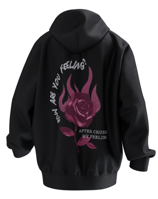 Crushed Feelings Hoodie - Charcoal