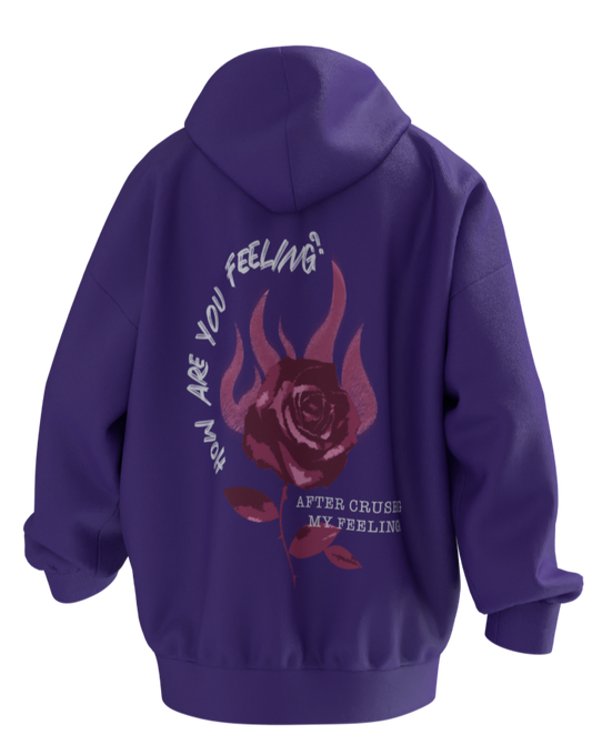 Crushed Feelings Hoodie - Grape