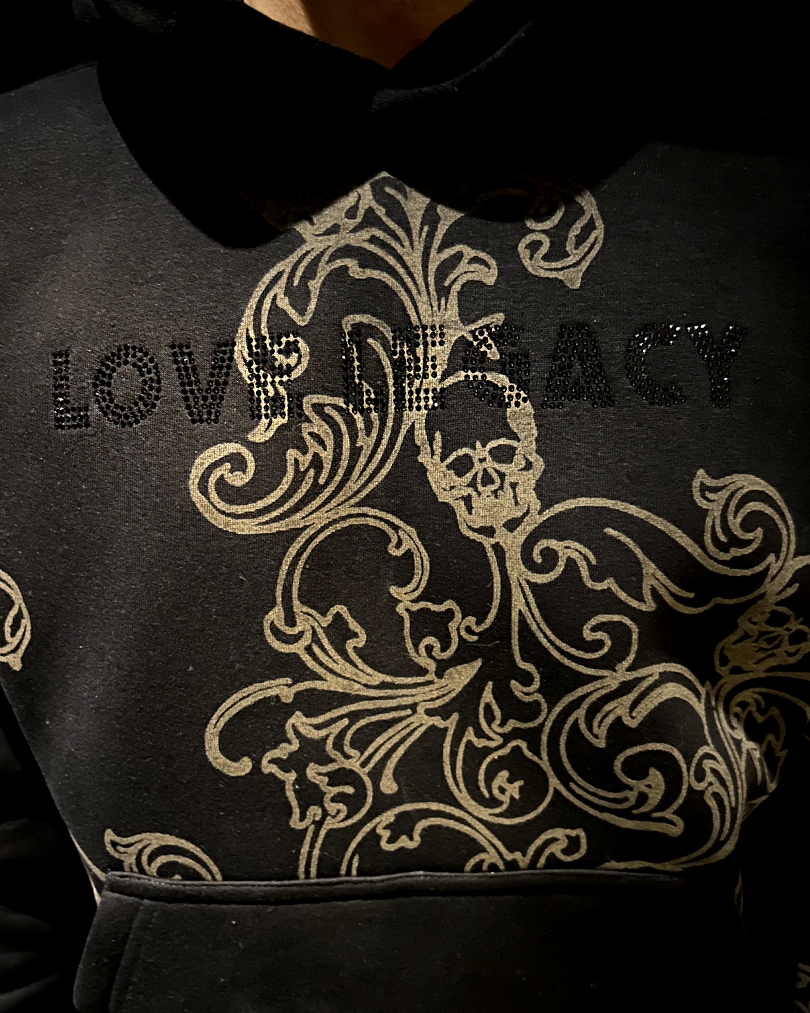 BAROQUE SKULL HOODIE