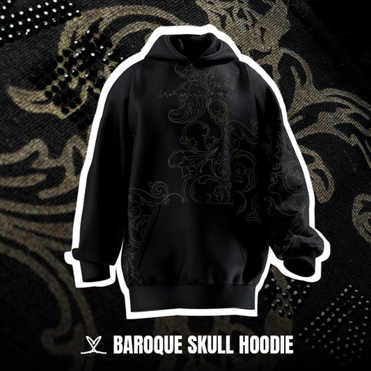 BAROQUE SKULL HOODIE
