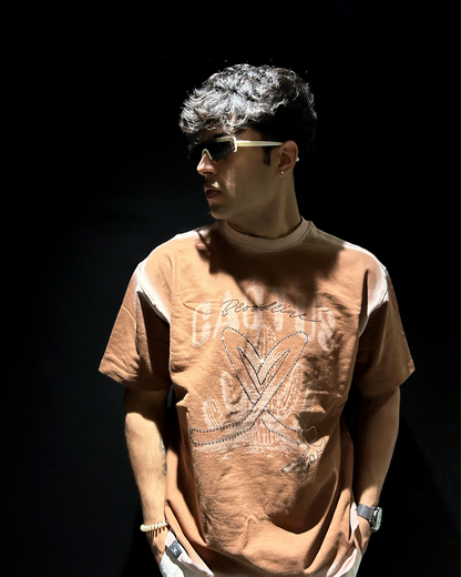 CACTUS BLOODLINE TEE - CHOCOLATE