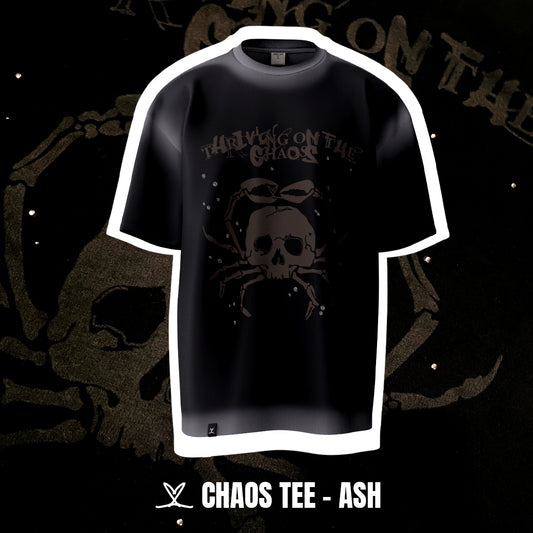 CHAOS TEE - ASH