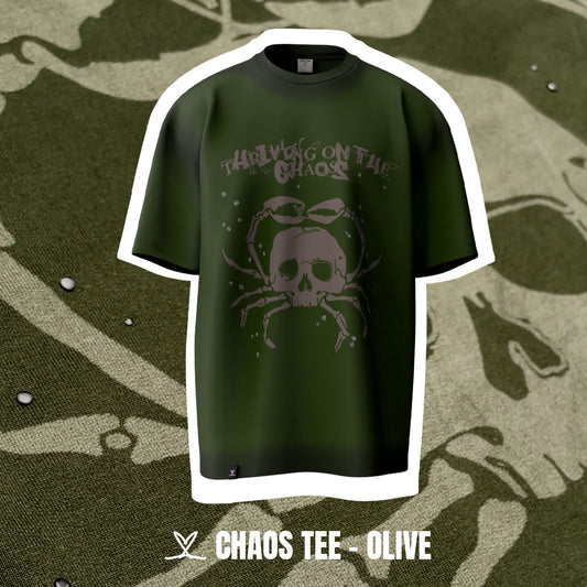 CHAOS TEE - OLIVE