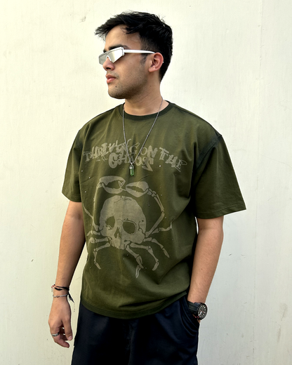 CHAOS TEE - OLIVE