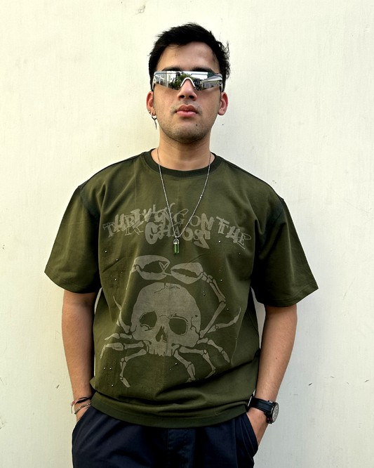 CHAOS TEE - OLIVE