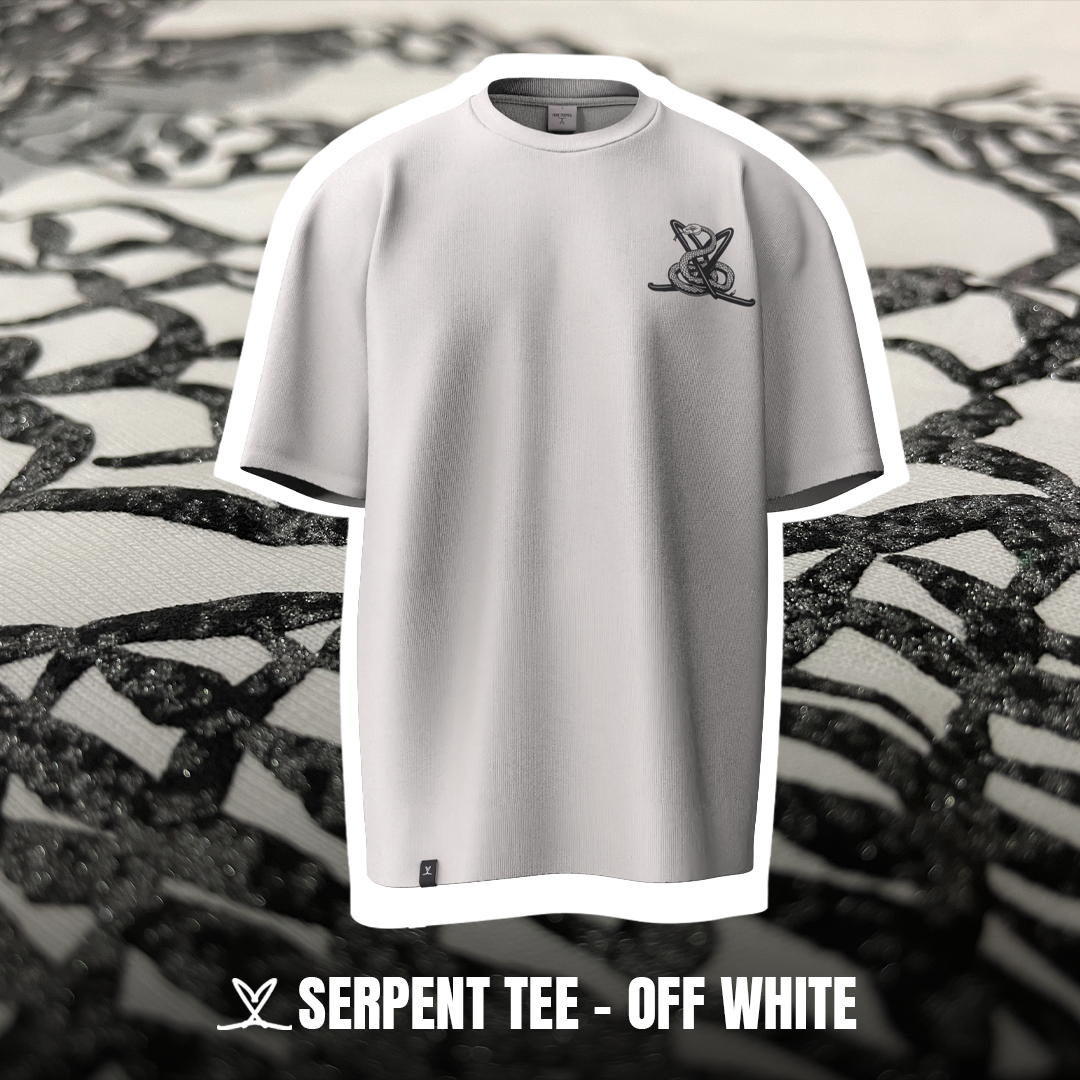 SERPENT TEE - OFF WHITE