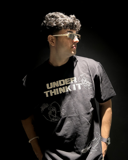 UNDERTHINK TEE - BLACK