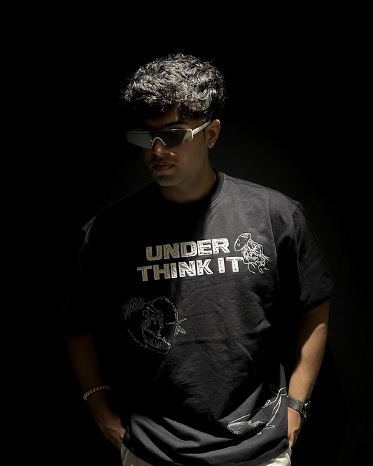 UNDERTHINK TEE - BLACK
