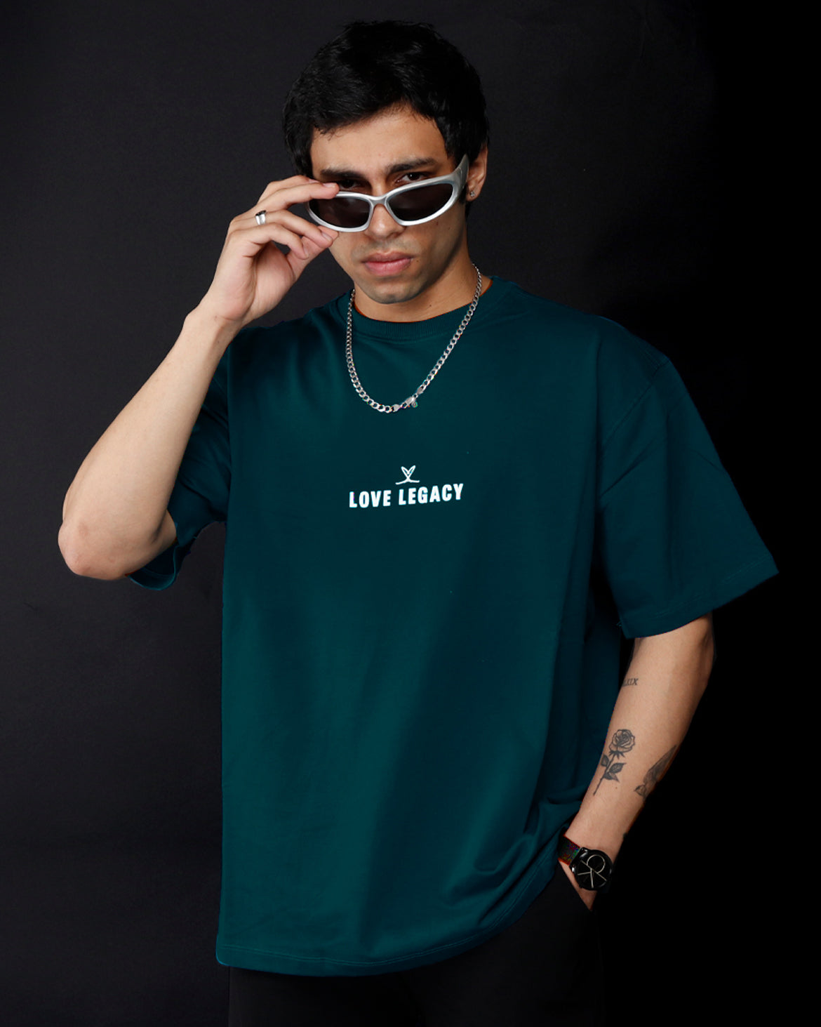 CURRENCY TEE - TEAL